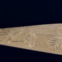 Large Dessert Sppons, Pond Lily pattern    detail