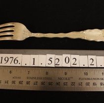 Dinner fork, Reed & Barton "Rex"  verso