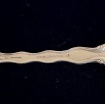 Dessert spoon, Reed & Barton "Rex"     maker mark