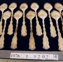 Dessert spoon, Reed & Barton "Rex"    verso