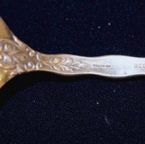Large essert spoon, Reed & Barton "Rex"    marking