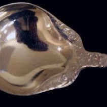 Bouillon Spoon, Gorham Baronial pattern  detail