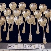 Bouillon Spoon, Gorham Baronial pattern