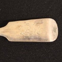 Coin Silver Salt Spoon     monogram