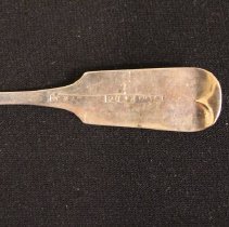 Coin Silver Salt Spoon   coin silver mark