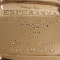 Cream pitcher inscription