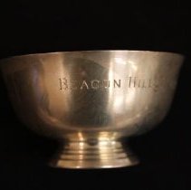 Silver bowl   inscription