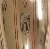 Silver & Copper Vase   monogram