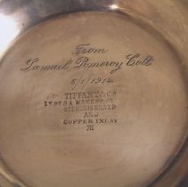 Silver & Copper Vase   inscription