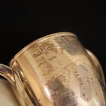 Ceremonial Vase     silver marks