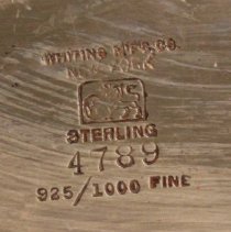 Tea Pot Trophy    silver mark