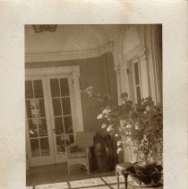 Loggia looking north with new tiles