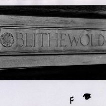 Billiard Room fireplace with Blithewold stone