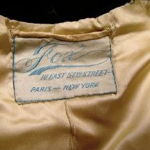 Green Velvet Day Outfit , Jacket label