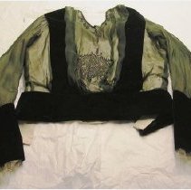 Green Velvet Day Outfit , Blouse