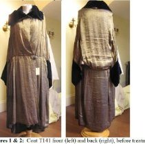 Gold Lame' Coat before conservation