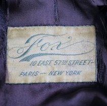 Gold Lame' Coat, Fox label