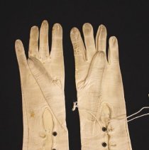 Kid gloves (a on left, b on right)