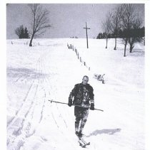 03.07 Pecketts, George Lyon skiing, 1920