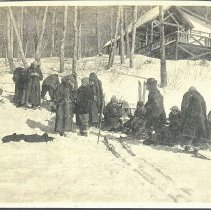 03.11 Pecketts, group standing and sitting, eating and drinking outdoors, 1