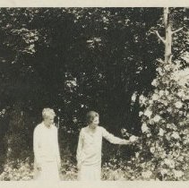 03 Isabell McKee (William's sister) and Augustine in Bosquet 1926