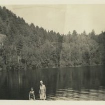 09.02 Augustine and Dee at lake 1935    1976.1.p050.03.09.02