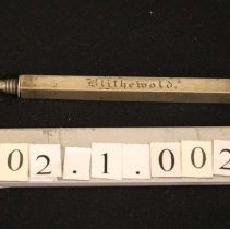 2002.1.0020 Pencil-ruler