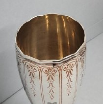 Silver & Copper Vase
