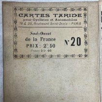 Carte routière pour Cycilistes et Automobiles / Map #20 / Centre de la Fran