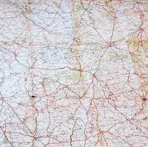 Carte routière pour Cycilistes et Automobiles / Map # 15 / Centre de la Fra