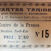 Folded front section of Map #15