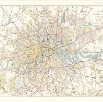 Bartholomew's London and Neighbourhoods Map