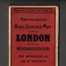 Front cover when folded