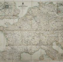 1976.1.7000 A Bartholomew Map Central Europe Full Crp