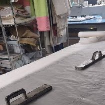 Embroidery process at Penn and Fletcher Studio  (1)