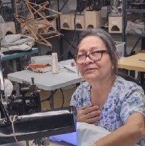 Embroidery process at Penn and Fletcher Studio (11)