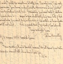 1976.1.p036.06.07a.zback Original Letter To Bessie Fire Re P2 1976.1.a115