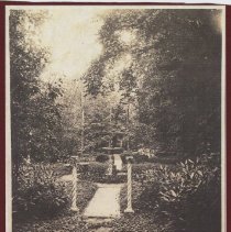 1976.1.a019.01.07a Bosquet Mounted Photo Columns Stone Bench