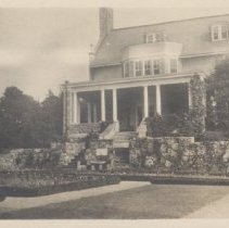 1976.1.a021.01.11 Photo North Side House Stone Wall