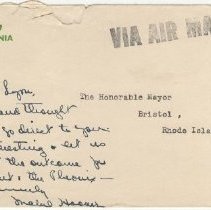 1976.1.a009.03.09 Envelope Of Rare Plant Club Letter 1948