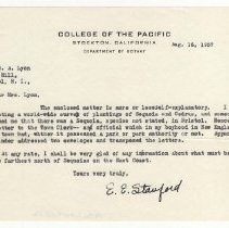 1976.1.a009.03.12 College Of The Pacific Letter 1957