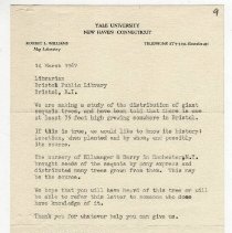 1976.1.a009.03.19 Yale University Letter 1967