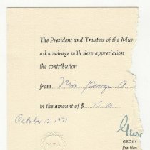 1976.1.a009.03.27 Mfa Donation Scrap Paper 1972