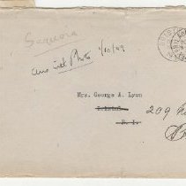 1976.1.a009.03.02 Envelope Of Jenkins Letter 1947