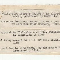 1976.1.a009.03.01 Tree Book List Undated
