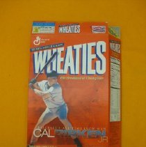 Cal Ripken Jr. Commemorative Wheaties Cereal Box
Commemorative plate, Aber