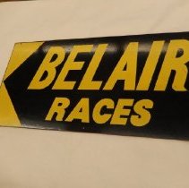 racetrack sign
