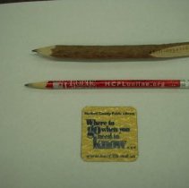 Harford County Libraries Advertising Items