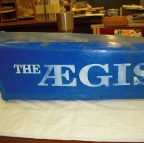 Aegis newspaper holder (like a mailbox)