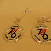 Bicentennial 76 Montgomery County, Maryland button
